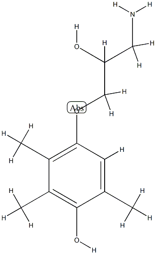 2-Propanol,1-amino-3-(4-hydroxy-2,3,5-trimethylphenoxy)-(8CI) CAS#: 802301-21-9