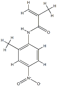 2-Propenamide,2-methyl-N-(2-methyl-4-nitrophenyl)-(9CI) CAS#: 821765-39-3