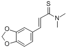2-Propenethioamide, 3-(1,3-benzodioxol-5-yl)-N,N-dimethyl- CAS#: 88166-79-4