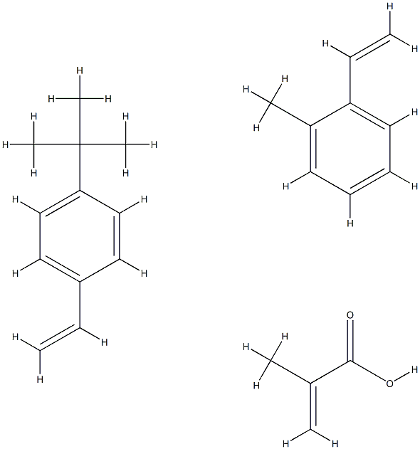 2-Propenoic acid, 2-methyl-, polymer with 1-(1,1-dimethylethyl)-4-ethenylbenzene and ethenylmethylbenzene CAS#: 82212-95-1