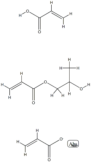 2-Propenoic acid, polymer with 2-hydroxypropyl 2-propenoate and sodium 2-propenoate CAS#: 86864-96-2