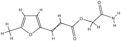 2-Propenoicacid,3-(5-methyl-2-furanyl)-,2-amino-2-oxoethylester(9CI) CAS#: 801237-02-5