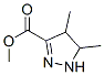 2-Pyrazoline-3-carboxylic acid, 4,5-dimethyl-, methyl ester (7CI) CAS#: 89851-92-3