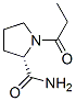 2-Pyrrolidinecarboxamide,1-(1-oxopropyl)-,(S)-(9CI) CAS#: 87892-79-3