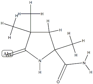 2-Pyrrolidinecarboxamide,2,4,4-trimethyl-5-oxo-(7CI,9CI) CAS#: 86366-46-3