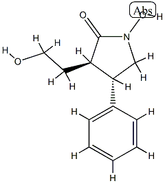 2-Pyrrolidinone, 1-hydroxy-3-(2-hydroxyethyl)-4-phenyl-, (3R,4S)-rel- (9CI) CAS#: 811445-55-3