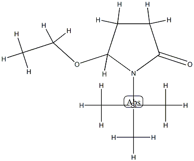 2-Pyrrolidinone,5-ethoxy-1-(trimethylsilyl)-(9CI) CAS#: 84891-52-1
