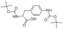 2-TERT-BUTOXYCARBONYLAMINO-3-(4-TERT-BUTOXYCARBONYLAMINO-PHENYL)-PROPIONIC ACID CAS#: 86937-77-1