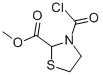 2-Thiazolidinecarboxylic acid, 3-(chlorocarbonyl)-, methyl ester (9CI) CAS#: 86264-88-2