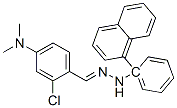 2-chloro-4-(dimethylamino)benzaldehyde 1-naphthylphenylhydrazone CAS#: 88738-63-0