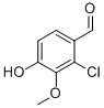 2-chloro-4-hydroxy-3-methoxy-benzaldehyde CAS#: 82668-20-0