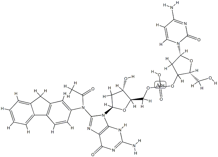 2'-deoxycytidylyl-(3--5)-2'-deoxy-8-(N-fluoren-2-ylacetamido)guanosine CAS#: 80229-05-6