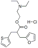 2-(diethylamino)ethyl alpha-(2-thienylmethyl)furan-2-propionate hydrochloride CAS#: 84560-09-8