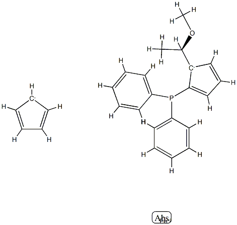 (2-(diphenylphosphino)ferrocenyl)ethyl methyl ether CAS#: 82863-72-7