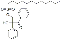 2-hydroxy-3-oxo-2,3-diphenylpropyl dodecane-1-sulphonate CAS#: 83029-01-0