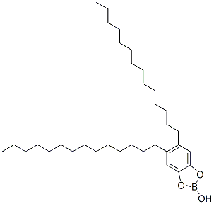 2-hydroxy-5,6-ditetradecyl-1,3,2-benzodioxaborole CAS#: 85252-27-3