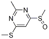 2-methyl-4-methylsulfinyl-6-methylthiopyrimidine CAS#: 88317-67-3