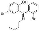 2-(n-Butylimino-(2-bromophenyl)methyl)-4-bromophenol CAS#: 80018-38-8