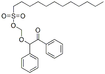 (2-oxo-1,2-diphenylethoxy)methyl dodecane-1-sulphonate CAS#: 85586-69-2