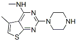 2-piperazinyl-4-methylamino-5-methylthieno(2,3-d)pyrimidine CAS#: 87479-20-7