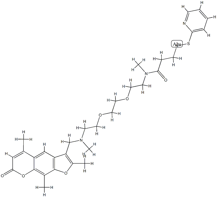2-pyridyldithioethylmethylamidodiethoxyethane methylaminomethyltrimethylpsoralen CAS#: 83353-04-2