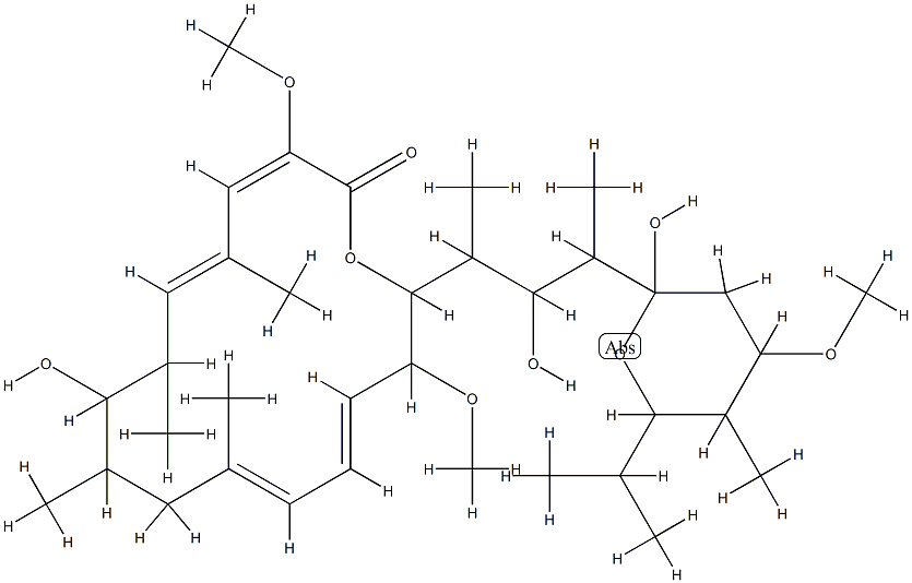 21-O-Methyl-21-O-de(3-carboxy-1-oxo-2-propenyl)-2-demethyl-2-methoxy-24-methylhygrolidin CAS#: 82620-99-3