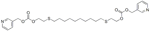 2,19-Dioxa-5,16-dithiaicosanedioic acid bis(3-pyridinylmethyl) ester CAS#: 82205-96-7