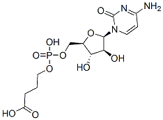 2(1H)-Pyrimidinone, 4-amino-1-(5-O-((3-carboxypropoxy)hydroxyphosphiny l)-beta-D-arabinofuranosyl)- CAS#: 89142-98-3