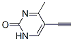 2(1H)-Pyrimidinone, 5-ethynyl-4-methyl- (9CI) CAS#: 87573-91-9