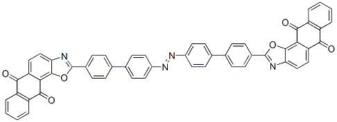 2,2'-[azobis[[1,1'-biphenyl]-4,4'-diyl]]bis[anthra[2,1-d]oxazole-6,11-dione] CAS#: 84000-70-4