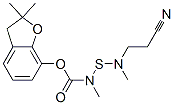 (2,2-dimethyl-3H-benzofuran-7-yl) N-(2-cyanoethyl-methyl-amino)sulfany l-N-methyl-carbamate CAS#: 82560-71-2