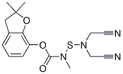 (2,2-dimethyl-3H-benzofuran-7-yl) N-(bis(cyanomethyl)amino)sulfanyl-N- methyl-carbamate CAS#: 82560-26-7