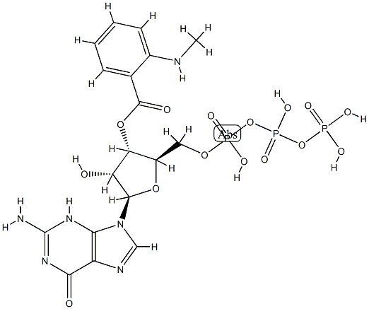 2'(3')-O-(N-methyl)anthraniloylguanosine 5'-triphosphate CAS#: 85287-57-6