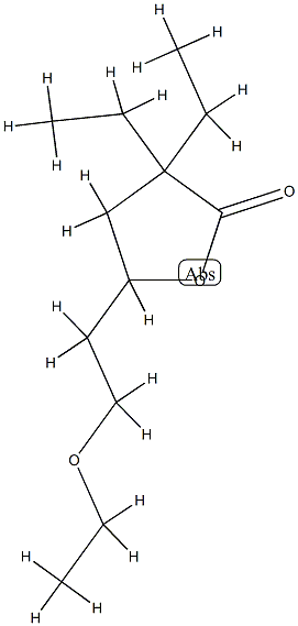 2(3H)-Furanone,5-(2-ethoxyethyl)-3,3-diethyldihydro-(9CI) CAS#: 827017-67-4