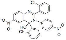 2,4-Bis(o-chlorophenyl)-3,4-dihydro-4-hydroxy-3-(p-nitrophenyl)-6-nitroquinazoline CAS#: 89285-05-2