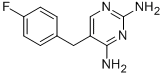 2,4-Diamino-5-(4-fluorobenzyl)pyrimidine CAS#: 836-06-6