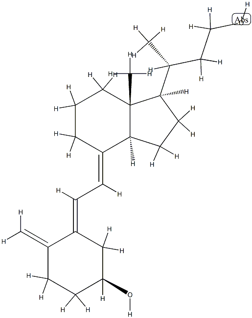 24,25,26,27-tetranor-23-hydroxyvitamin D3 CAS#: 88200-28-6