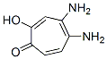 2,4,6-Cycloheptatrien-1-one, 4,5-diamino-2-hydroxy- CAS#: 89693-86-7