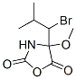 2,5-Oxazolidinedione, 4-(1-bromo-2-methylpropyl)-4-methoxy- CAS#: 83791-36-0