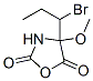 2,5-Oxazolidinedione, 4-(1-bromopropyl)-4-methoxy- CAS#: 83791-34-8
