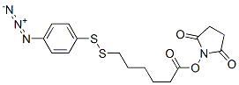 2,5-Pyrrolidinedione, 1-((6-((4-azidophenyl)dithio)-1-oxohexyl)oxy)- CAS#: 85287-40-7