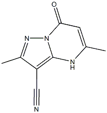 2,5-dimethyl-7-oxo-4,7-dihydropyrazolo[1,5-a]pyrimidine-3-carbonitrile CAS#: 827584-41-8