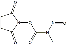 (2,5-dioxopyrrolidin-1-yl) N-Methyl-N-nitrosocarbaMate CAS#: 80354-48-9