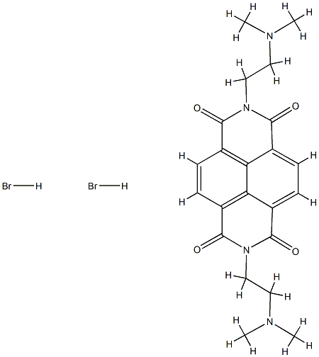 2,7-Bis(2-(dimethylamino)ethyl)benzo(lmn)(3,8)phenanthroline-1,3,6,8(2 H,7H)-tetrone dihydrobromide CAS#: 81254-00-4