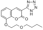 2H-1-Benzopyran-2-one, 8-(2-butoxyethoxy)-3-(1H-tetrazol-5-yl)- CAS#: 80916-84-3