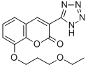 2H-1-Benzopyran-2-one, 8-(3-ethoxypropoxy)-3-(1H-tetrazol-5-yl)- CAS#: 80916-86-5
