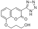 2H-1-Benzopyran-2-one, 8-(3-hydroxypropoxy)-3-(1H-tetrazol-5-yl)- CAS#: 80916-79-6