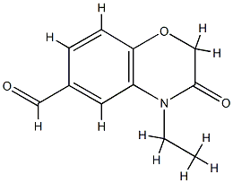 2H-1,4-Benzoxazine-6-carboxaldehyde,4-ethyl-3,4-dihydro-3-oxo-(9CI) CAS#: 813449-07-9
