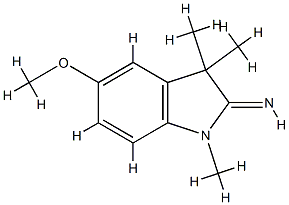 2H-Indol-2-imine,1,3-dihydro-5-methoxy-1,3,3-trimethyl-(9CI) CAS#: 803739-03-9