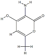 2H-Pyran-2-one,3-amino-4-hydroxy-6-methyl-(9CI) CAS#: 83432-20-6